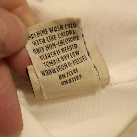 LL Bean White Long Sleeve Shirt - Size Small - Picture 6 of 7